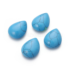 Synthetik Türkiscabochons G-I214-D15-15x20mm