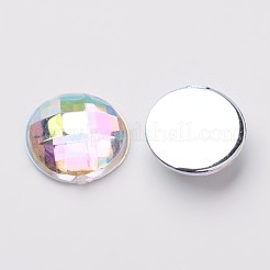 Nachahmung taiwan acryl strass flach zurück cabochons GACR-D002-10mm-17