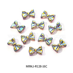 Galvanisierte Bowknot-Harz-Cabochons MRMJ-R128-16C