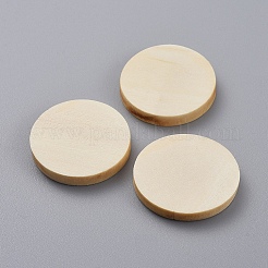 Leere Holz Cabochons WOOD-WH0098-88