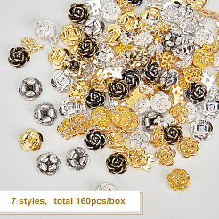 160 Stück Legierungs-Cabochons MRMJ-OC0001-66