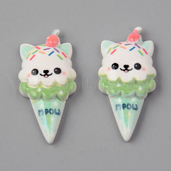Undurchsichtige Decoden-Cabochons aus Harz X-CRES-N024-33