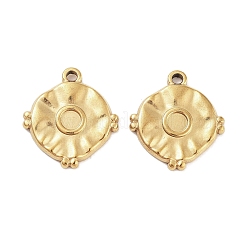 Cabochon-Fassungen für Anhänger aus Edelstahl 304 STAS-P364-06G