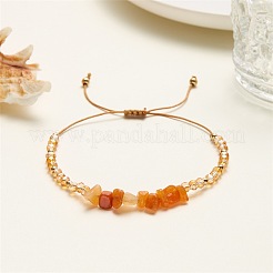 Verstellbare Armbänder aus natürlichen Edelsteinen VY0463-4