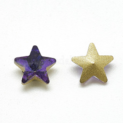 DIY spitzen zurück k9 Glas Strass Cabochons RGLA-T046-11D