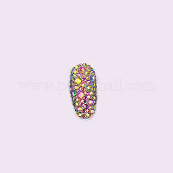Glas Strass Cabochons flach zurück RGLA-S002-06SS-42