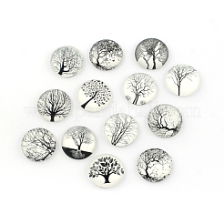 Glas cabochons X-GGLA-Q041-25mm-DM
