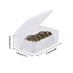 Pandahall 5 Sätze Messing Armband Rohling mit 25x18mm ovalen runden Cabochon Einstellungen Lünette Tablett für Schmuck Herstellung Manschette Armreifen Armbänder antike Bronze DIY-PH0025-83AB