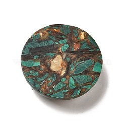 Zusammengesetzte synthetische Bronzit- und Malachit-Cabochons G-I339-08C
