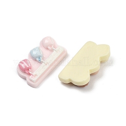 Undurchsichtigen Cabochons RESI-K043-19