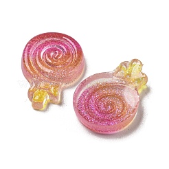 Leuchtende transparente Decoden-Cabochons aus Harz RESI-D013-15