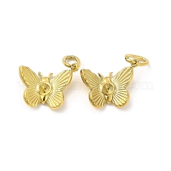 Ionenplattierung (IP) 304 Edelstahl Anhänger Strass-Einstellungen STAS-F284-22G
