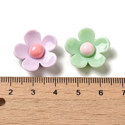 Undurchsichtige Decoden-Cabochons aus Harz RESI-Z021-03
