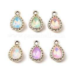 UV-Beschichtung Legierung Anhänger Strass-Einstellungen FIND-A054-04G