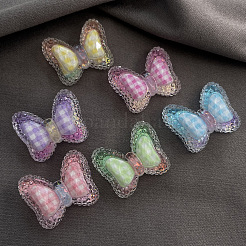 Undurchsichtige Cabochons mit Schleife aus Harz RESI-R465-05