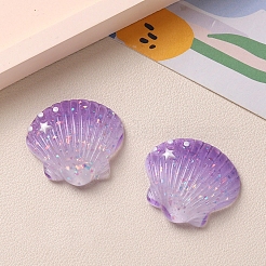 Cabochons aus transparentem Harz mit Farbverlauf PW-WG2784F-05