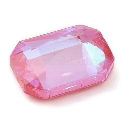 Flach zurück Glas Strass Cabochons GLAA-B012-61
