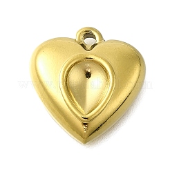 Cabochon-Fassungen für Anhänger aus Edelstahl 304 STAS-D192-03G