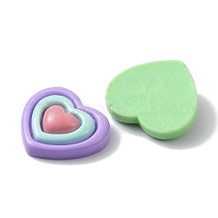 Deko-Cabochons aus undurchsichtigem Harz zum Valentinstag CRES-P030-E