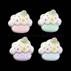 Undurchsichtige Decoden-Cabochons aus Kunstharzimitat für Lebensmittel RESI-K027-28