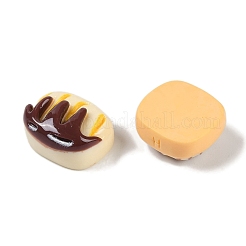 Undurchsichtige Harzimitat-Lebensmittel-Decoden-Cabochons CRES-M036-02