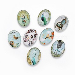 Transparente Glas Cabochons GGLA-MSMC002-07