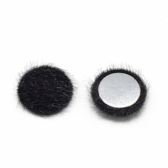 Cabochons mit Nerzimitatbezug WOVE-S084-18A