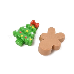 Undurchsichtige Harz-Cabochons des Weihnachtsthemas CRES-M037-13