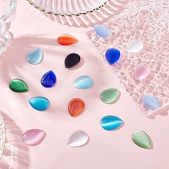 22 Stück Katzenaugen-Cabochons in 11 Farben CE-SC0001-03
