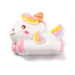 Einhorn Motiv Cartoon Harz Decoden Cabochons X1-CRES-Z011-02B