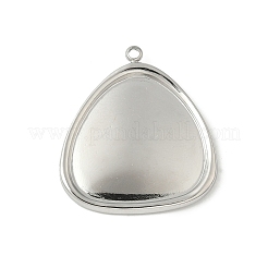 304 Edelstahl Anhänger Cabochon Fassungen für Emaille STAS-L293-03P