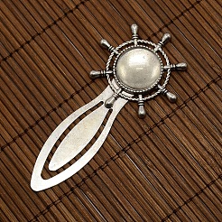18 mm freie gewölbte Glas Cabochon Abdeckung für antikem Silber diy Legierung Porträt Spitze Lesezeichen Herstellung DIY-X0119-AS-NR