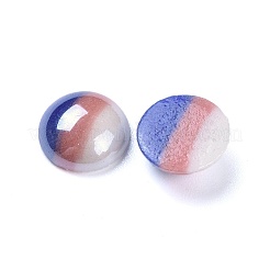 Undurchsichtige Glascabochons GGLA-S038-12P-10mm