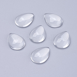 Transparente Glas Cabochons X-GGLA-Q002-1
