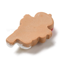 Weihnachtliche Cabochons aus undurchsichtigem Harz RESI-K030-02B