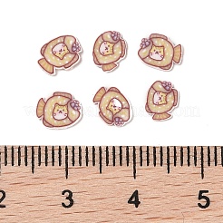 Handgemachter Ton-Cabochon CLAY-B005-11A