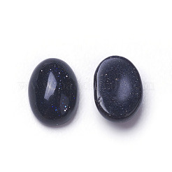 Synthetischen blau Aventurin cabochons G-F605E-06B