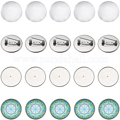 DIY-Set zur Herstellung einer leeren Kuppelbrosche DIY-SC0023-85