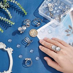 DIY-Set zur Herstellung offener Fingerringe DIY-UN0003-24