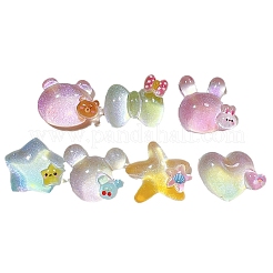 Cabochons aus Harz mit Farbverlauf PW-WG4841A-01
