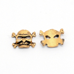 Cabochons aus Aluminium mit Halloween-Motiven MRMJ-WH0067-28AB-RS