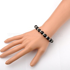 Edelstein-Stretch-Armbänder BJEW-JB01533-03