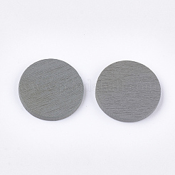 Gemalte Pappelholz Cabochons WOOD-T021-29C