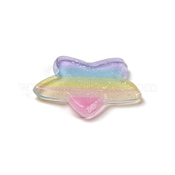 Acryl-Kunststoff-Cabochons im Regenbogenfarben-Stil X-OACR-R269-05B