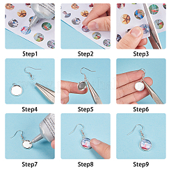 DIY Ohrring machen DIY-SC0004-62S