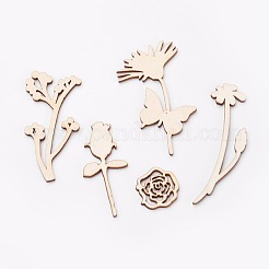 Holz Cabochons WOOD-G003-02A