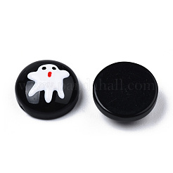 Halloween-Emaille-Cabochons aus undurchsichtigem Harz CRES-N031-012
