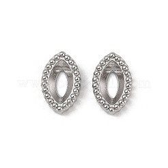 Strass-Cabochon-Fassungen aus Edelstahl 304 STAS-G356-04P-02