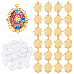 DIY-Set zur Herstellung von ovalen Anhängern DIY-PH0020-84
