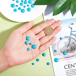Synthetik Türkiscabochons G-AR0001-02